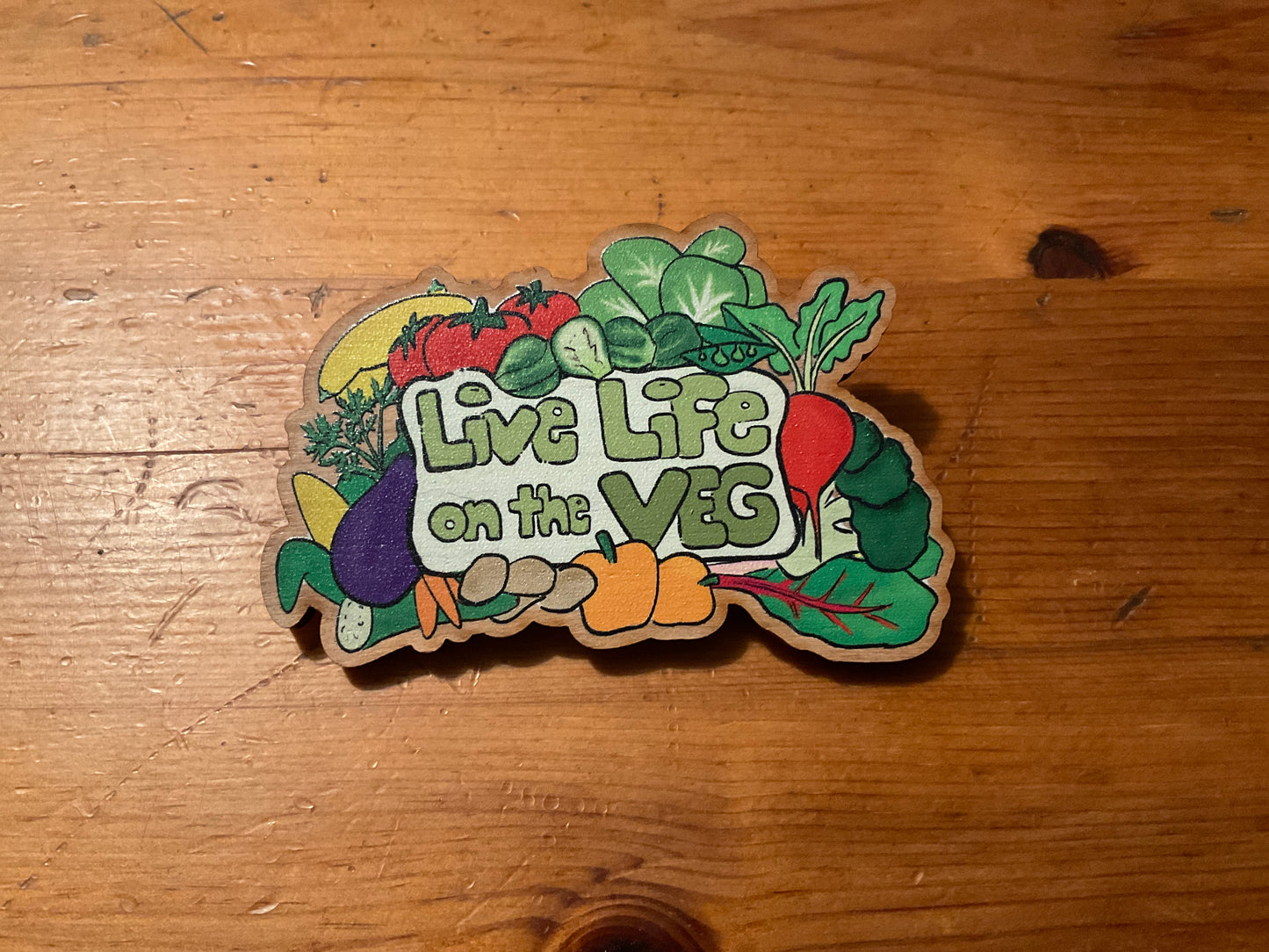 Live Life on the Veg Pin