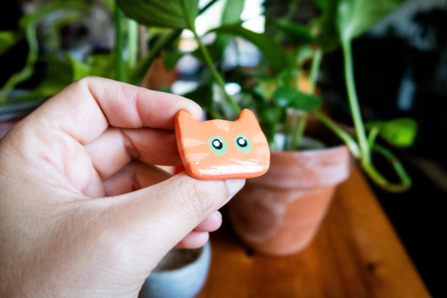 Polymer Clay Cat Pins