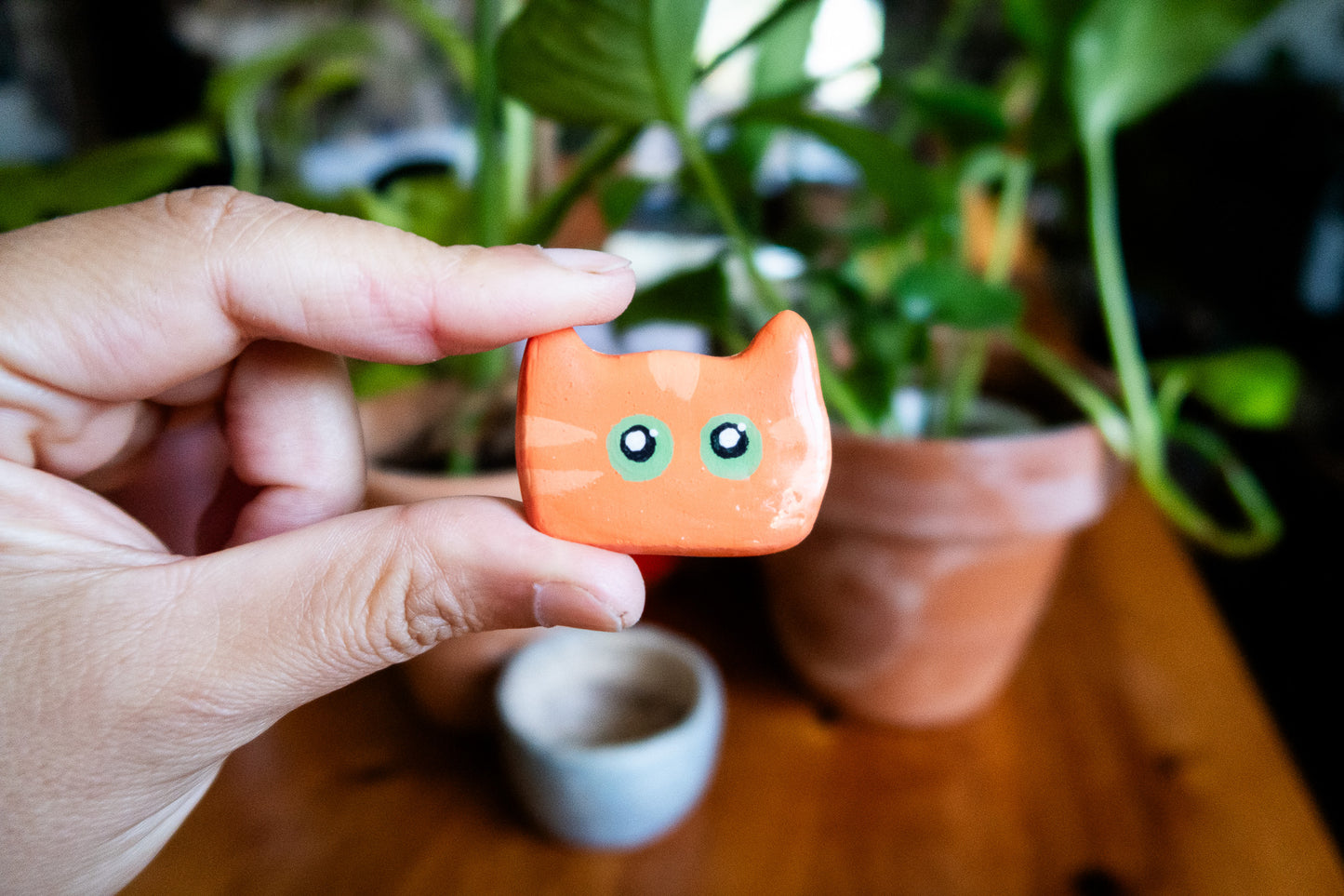 Polymer Clay Cat Pins