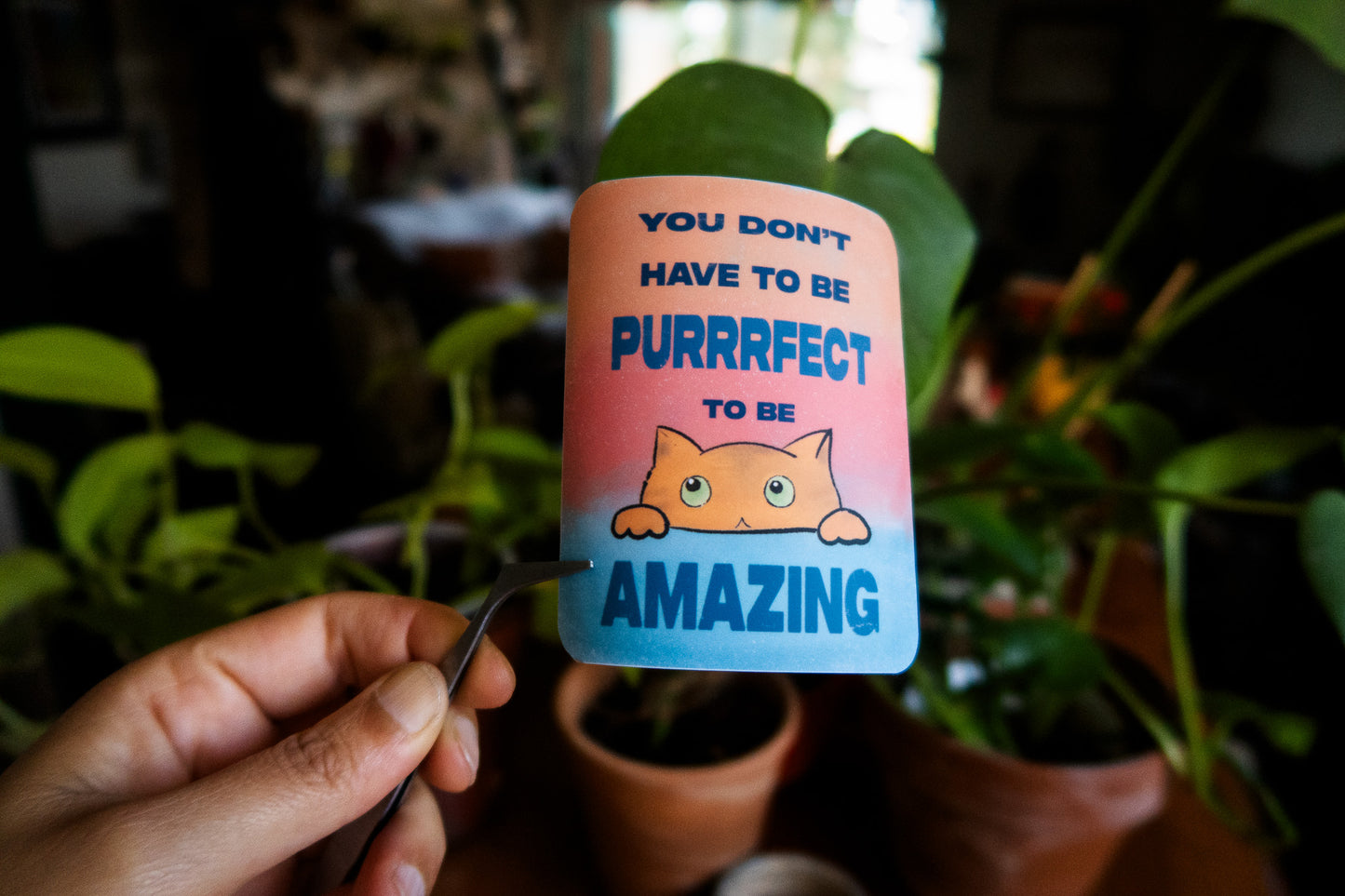 Purrrfect Sticker