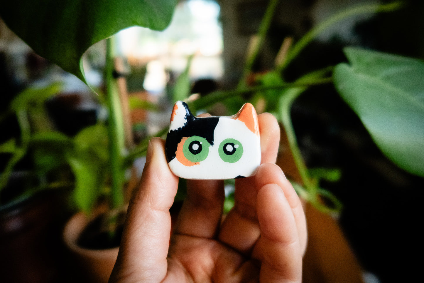 Polymer Clay Cat Pins