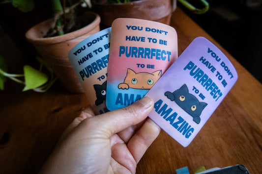 Purrrfect Sticker