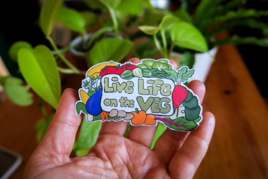 Live Life on the Veg Sticker